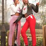 dForce Cool Down Outfit Textures dForce Cool Down Outfit Textures