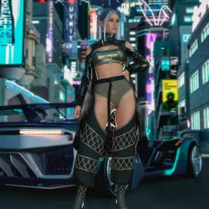 Cyber Killer W dForce Outfit for Genesis 8.1 Female Cyber Killer W dForce Outfit for Genesis 8.1 Female