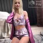 dForce Sleep Well PJS outfit for G8F dForce Sleep Well PJS outfit for G8F