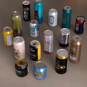BW Canned Drinks Set BW Canned Drinks Set
