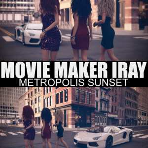 50 HDRIs – Movie Maker Iray – Metropolis SunsetRepost  50 HDRIs – Movie Maker Iray – Metropolis SunsetRepost