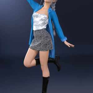 dForce Big Jacket Outfit for Genesis 8 Females dForce Big Jacket Outfit for Genesis 8 Females