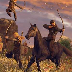 Really Cool Bow and Arrow Poses for Genesis 8.1 Male Really Cool Bow and Arrow Poses for Genesis 8.1 Male
