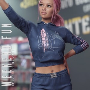 Weekend Fun Outfit Genesis 8 and 8.1F Weekend Fun Outfit Genesis 8 and 8.1F