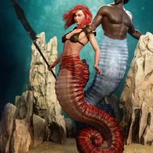 Seahorse Tails for Genesis 8.1 Males and Females Seahorse Tails for Genesis 8.1 Males and Females