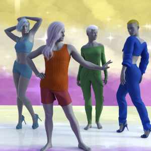 Non-Binary Feminine Poses for Genesis 8 Non-Binary Feminine Poses for Genesis 8
