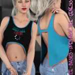 dforce – Basics – Open Back Tee – Genesis 8 dforce – Basics – Open Back Tee – Genesis 8