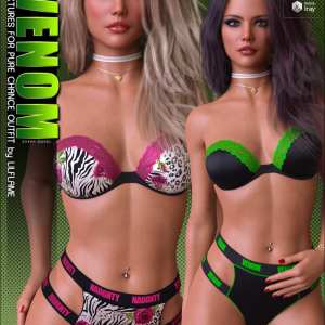 Venom Textures for Pure Chance Outfit G8F Venom Textures for Pure Chance Outfit G8F