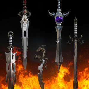 Fantasy Swords Collection Vol1 for Genesis 8 Fantasy Swords Collection Vol1 for Genesis 8