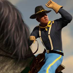 dForce US Cavalry Outfit for Genesis 8 and 8.1 Males dForce US Cavalry Outfit for Genesis 8 and 8.1 Males