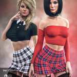Gothic Rebel Outfit for Genesis 8 Female(s) Gothic Rebel Outfit for Genesis 8 Female(s)