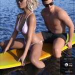 Z Surfboard and Poses for Genesis 3 and 8Repost Z Surfboard and Poses for Genesis 3 and 8Repost