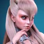 dForce HM Vihar Hair for Genesis 9 dForce HM Vihar Hair for Genesis 9