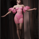 Sheer Delight Outfit for Genesis 9 Sheer Delight Outfit for Genesis 9