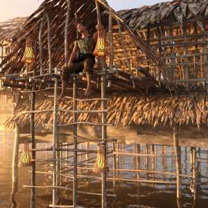 Reed Huts 1 Reed Huts 1