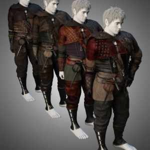 dForce Quest Bound Outfit Textures dForce Quest Bound Outfit Textures
