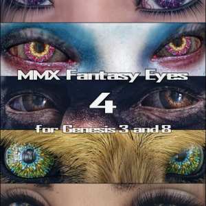 MMX Fantasy Eyes 4 for Genesis 3, 8 and 8.1 MMX Fantasy Eyes 4 for Genesis 3, 8 and 8.1