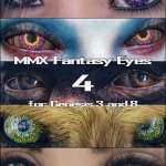 MMX Fantasy Eyes 4 for Genesis 3, 8 and 8.1 MMX Fantasy Eyes 4 for Genesis 3, 8 and 8.1