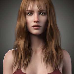 Flora Hair For Genesis 8 and 8.1 Female Flora Hair For Genesis 8 and 8.1 Female