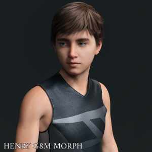 Henry Character Morph For Genesis 8 Males Henry Character Morph For Genesis 8 Males