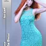 JMR dForce Bella Dress for G8F JMR dForce Bella Dress for G8F