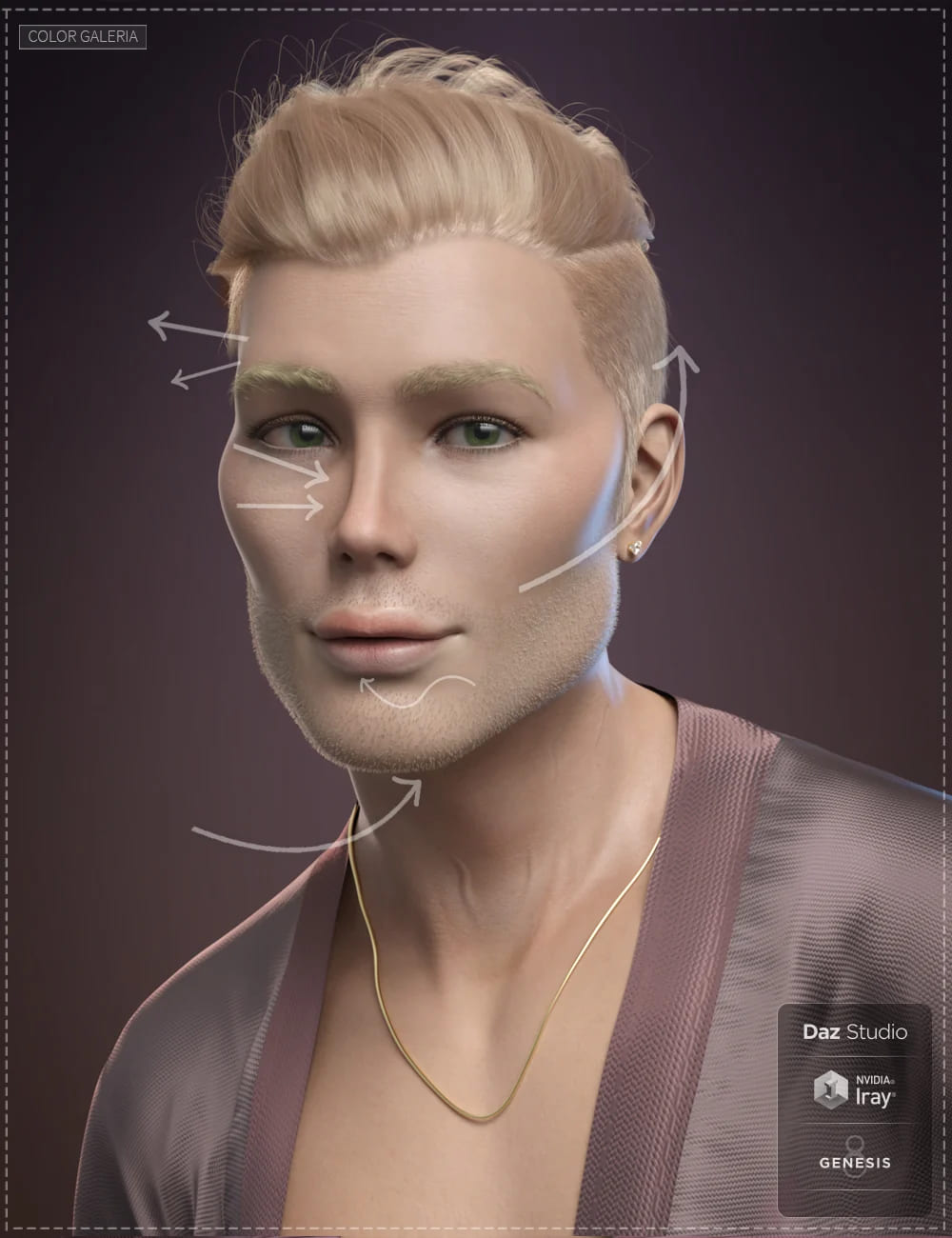 Retouch Face Morphs for Genesis 8 Males Retouch Face Morphs for Genesis 8 Males