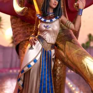 dForce Queen of Egypt Outfit for Genesis 8 Females dForce Queen of Egypt Outfit for Genesis 8 Females