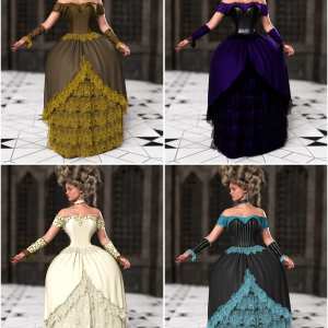 Texture Expansion for dForce Gown of Fantasy 7 Texture Expansion for dForce Gown of Fantasy 7