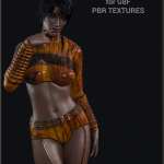 Space Commander for G8F PBR Textures Space Commander for G8F PBR Textures