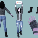 Jessica Jones Outfit for Genesis 8 Female Jessica Jones Outfit for Genesis 8 Female