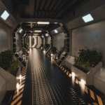 Modular Scifi Hallway Modular Scifi Hallway