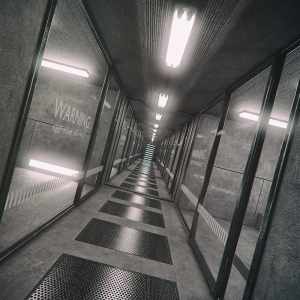 Modern Jail Corridor Modern Jail Corridor
