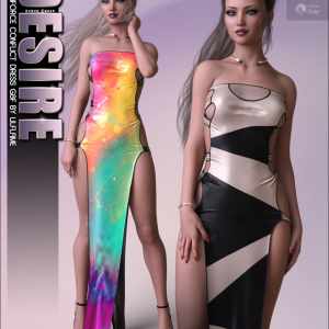 Desire for dForce Conflict Dress G8F Desire for dForce Conflict Dress G8F