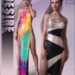 Desire for dForce Conflict Dress G8F Desire for dForce Conflict Dress G8F