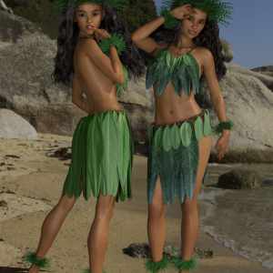 dForce Tropical Leaf Outfit for Genesis 8 Female dForce Tropical Leaf Outfit for Genesis 8 Female