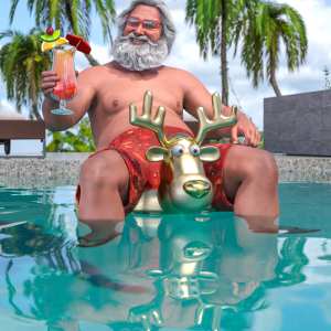 dForce Summer Santa for Genesis 9 dForce Summer Santa for Genesis 9