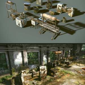 Abandoned Factory Machines Abandoned Factory Machines