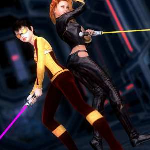 Laser Sword and Poses Laser Sword and Poses
