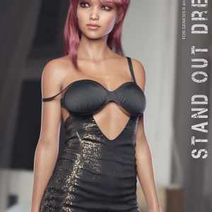 dForce Stand Out Dress for Genesis 8 and 8.1 Female dForce Stand Out Dress for Genesis 8 and 8.1 Female