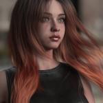Layered Long Hair Texture Expansion Layered Long Hair Texture Expansion