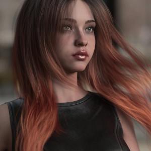 Layered Long Hair Texture Expansion Layered Long Hair Texture Expansion