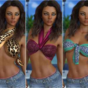 VERSUS – dForce Bandana Tops for Genesis 8 Females VERSUS – dForce Bandana Tops for Genesis 8 Females