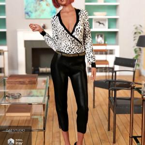 dForce Office Chic Outfit for Genesis 8 Female(s) dForce Office Chic Outfit for Genesis 8 Female(s)