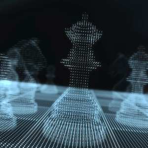 Sci-Fi Holographic Chess Set Sci-Fi Holographic Chess Set