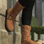 Side Laced Boots for Genesis 8 Female Side Laced Boots for Genesis 8 Female