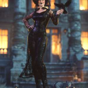 dForce Moriana Outfit for Genesis 8 Females dForce Moriana Outfit for Genesis 8 Females