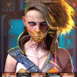 HD Face Burns for Genesis 8 FemalesRepost  HD Face Burns for Genesis 8 FemalesRepost