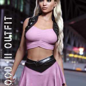 dForce Mood III Outfit for Genesis 8 Females dForce Mood III Outfit for Genesis 8 Females