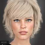 Lissa Hair for Genesis 8 Females Lissa Hair for Genesis 8 Females
