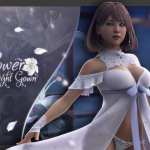 dForce Flower Night Gown G8F dForce Flower Night Gown G8F